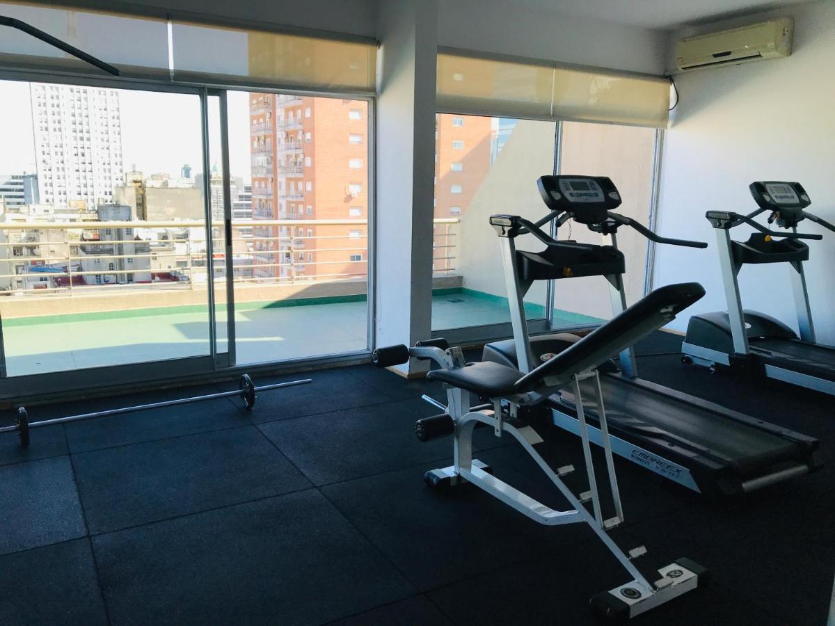 Apartamento Centrico Y Moderno Con Balcon, Piscina, Gimnasio Y Laundry Buenos Aires Exteriör bild