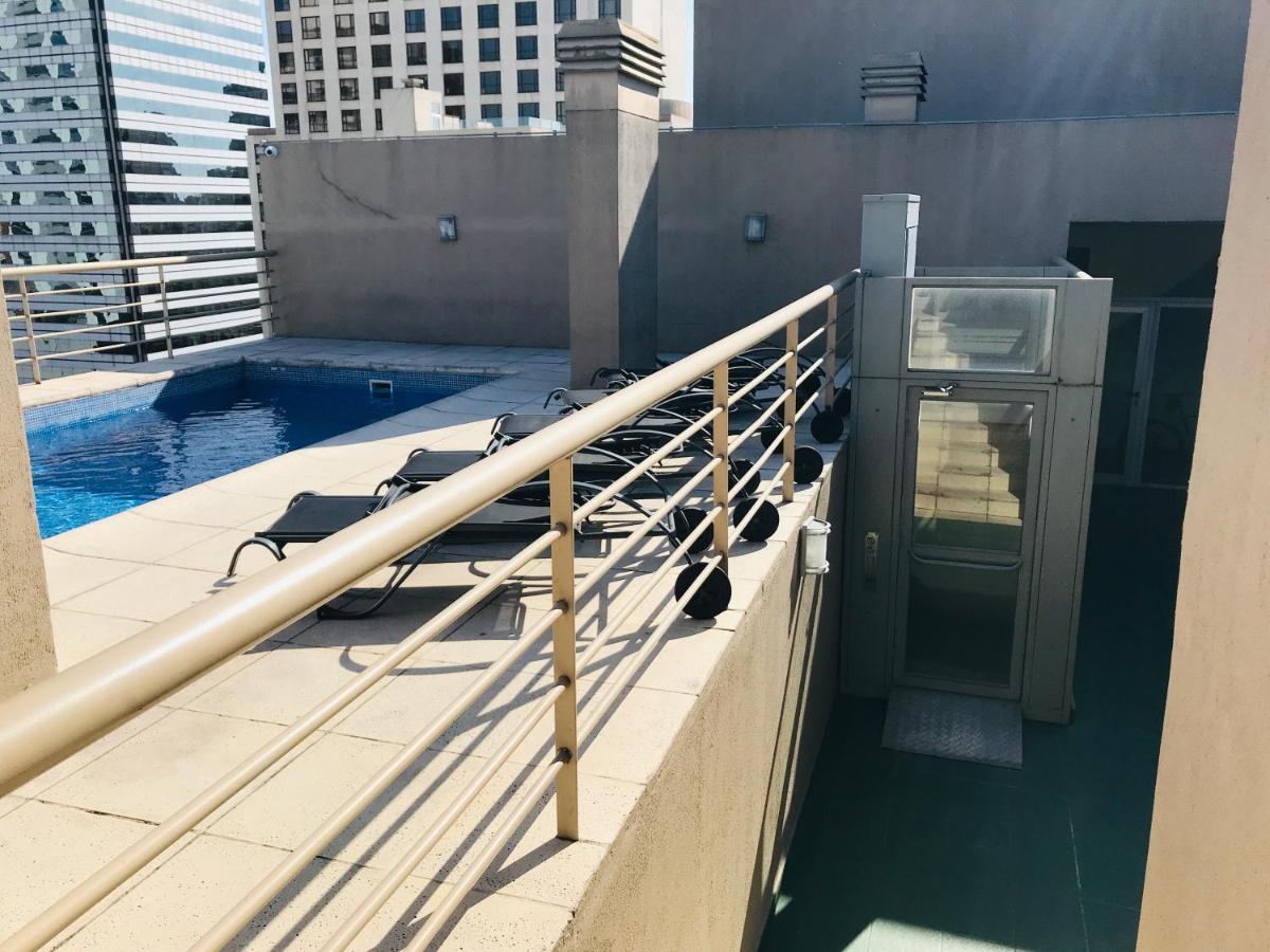 Apartamento Centrico Y Moderno Con Balcon, Piscina, Gimnasio Y Laundry Buenos Aires Exteriör bild